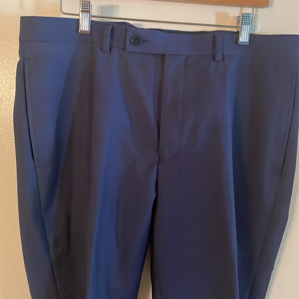 Calvin Klein 36x31 flat front dress pants Blue